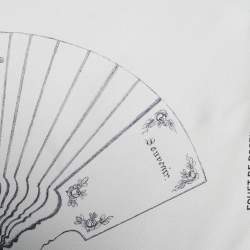 Pre Owned Hermès Grey Nous Sommes Inseparables Silk Scarf 