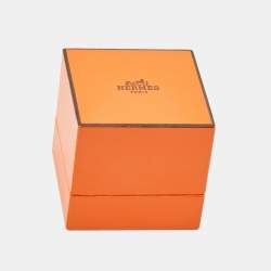 Pre Owned Hermès Galop Sterling Silver Ring Size 51