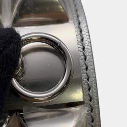 مملوكة مسبقًا Hermes Collier De Chien Bracelet Size T3 Argent Chevre Shamqila