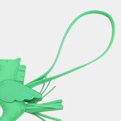 Pre Owned Hermes Rodeo Pegasus Vertcomic Lambskin Size Pm