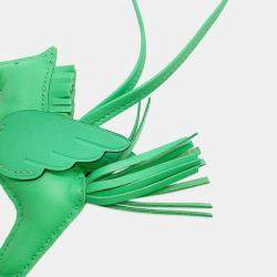 Pre Owned Hermes Rodeo Pegasus Vertcomic Lambskin Size Pm