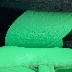 Pre Owned Hermes Rodeo Pegasus Vertcomic Lambskin Size Pm