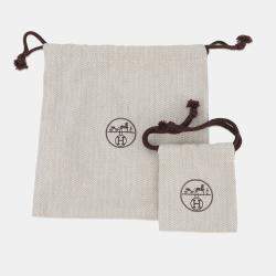 Pre Owned Hermes Belt Jaune Poussin/White Swift Leather Epsom Metal Size 70