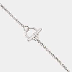 Pre Owned Hermes Mini Mayon Necklace Size Pm Claim Lacquer Metal