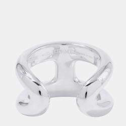 Pre Owned Hermes Osmoz Ring Size Pm/51/#11 Sv925