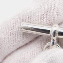 Pre Owned Hermes Chaine D'Ancre Bracelet 16 Frames Size Pm Sv925