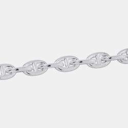 Pre Owned Hermes Chaine D'Ancre Bracelet 16 Frames Size Pm Sv925