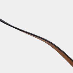 Pre Owned حزام هيرمس جلد إبسوم أسود/ذهبي حجم 75