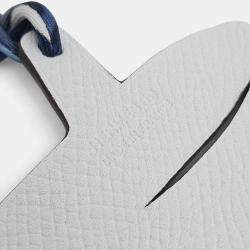 Pre Owned Hermes Leather Black Petit H Petit Hache Bag Charm