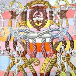 Pre Owned Hermes Silk Multicolor scarf