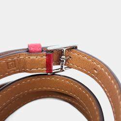 Pre Owned Hermes Leather Strap Bracelet