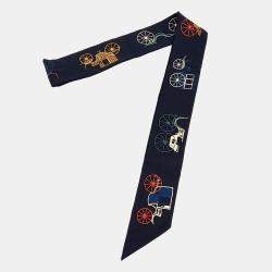 مملوكة مسبقًا Hermes Silk Maxi Twilly Slim