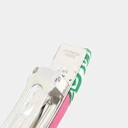 Pre Owned Hermes Silk Multicolor Hairpin