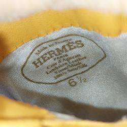 Pre Owned Hermes Mink-trimmed Kelly Gloves