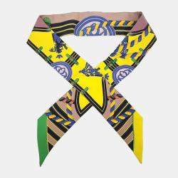 Pre Owned وشاح هيرمس تويللي حرير متعدد الألوان