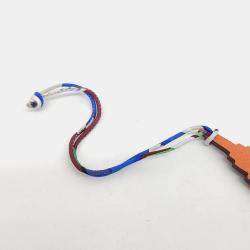 Pre Owned Hermes Petit H Petit Hache Orange Leather Bag Charm