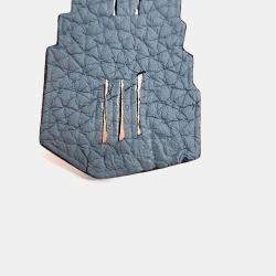 Pre Owned Hermes Petit H Petit Hache Orange Leather Bag Charm