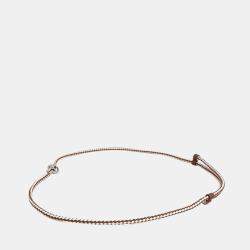 Pre Owned Hermes Beige, Brown Leather Belt