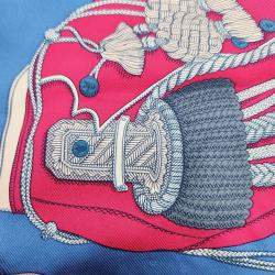 Pre Owned Hermes Petite Multicolor Silk Scarf