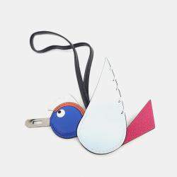 مملوكة مسبقًا Hermes Birdie Multicolor Leather Bag Charm