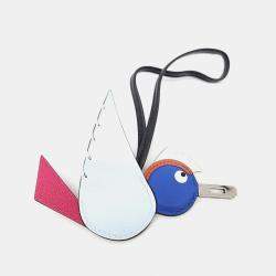 مملوكة مسبقًا Hermes Birdie Multicolor Leather Bag Charm