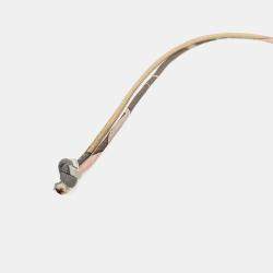 Pre Owned Hermes Petit H Petit Hache Brown Leather Bag Charm