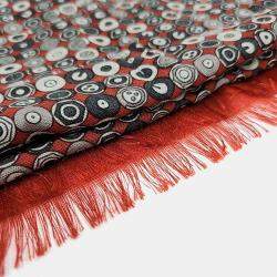 Pre Owned Hermes Brown Cashmere, Silk Scarf