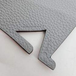 Pre Owned حلية حقيبة هيرمس جلد بينك بيتي هاش