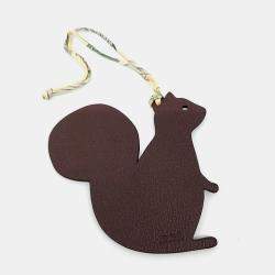 Pre Owned Hermes Petit H Petit Hache Navy Blue Leather Bag Charm