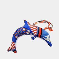 Pre Owned دلاية حقيبة هيرمس بيتيت ه بيتيت هاش حرير ملون سمكة