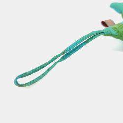 Pre Owned تعليقة حقيبة هيرمس بيتيت إتش بيتيت أهاشي حرير زرقاء، خضراء نجمية