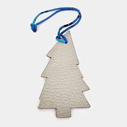 Pre Owned قطعة زخرفية لحقيبة هيرمس بوتي إتش بوتي هاش جلد بني عيد الميلاد