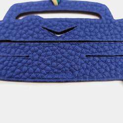 Pre Owned حلية حقيبة سيارة جلد أحمر هيرمس بيتيت أتش بيتيت هاش