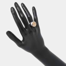 مملوكة مسبقًا Hermes Exlibris Chevalier Ring Size 55 Sv925 K18Pg