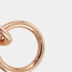 Pre Owned Hermes Chaine D'Ancre 19 Frames Size Pm 18K Pink Gold Bracelet 