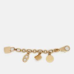 Pre Owned Hermes Olga Gold Tone Bag Charm