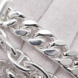 مملوكة مسبقًا Hermes Chaine D'Ancre Multi Chain Bracelet Size 17 Sv925