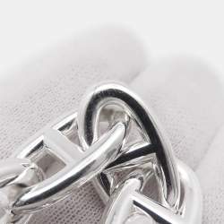 مملوكة مسبقًا Hermes Chaine D'Ancre Multi Chain Bracelet Size 17 Sv925