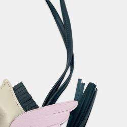 Pre Owned هرميس روديو بيغاسوس كراي / روز ساكورا / فيرت شيبلي جلد الحمل