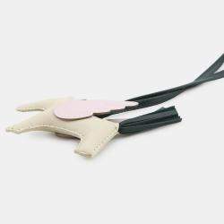 Pre Owned هرميس روديو بيغاسوس كراي / روز ساكورا / فيرت شيبلي جلد الحمل