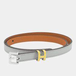 مملوكة مسبقًا Hermes Belt Pop H Size 70 Blue Glacier/Jaune Epsom
