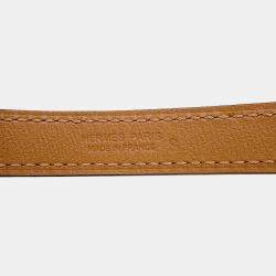 Pre Owned Hermes Belt Pop H Size 70 Blue Glacier/Jaune Epsom