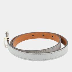 Pre Owned Hermes Belt Pop H Size 70 Blue Glacier/Jaune Epsom