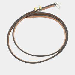 Pre Owned Hermes Belt Pop H Size 70 Blue Glacier/Jaune Epsom