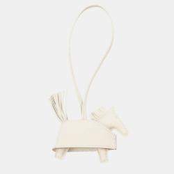 مملوكة مسبقًا Hermes Rodeo Rodeo Rock Craie Lambskin PM