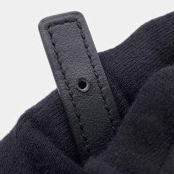 مملوكة مسبقًا حزام هيرمس إبزيم جالوبين سور مير جلد إبسوم أسود/ذهبي/متعدد الألوان مقاس 90