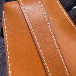 مملوكة مسبقًا قلادة هيرمس كلوشيت طويلة جلد فوج بارينيا فوج