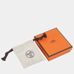 مملوكة مسبقًا أقراط هيرمس بوب أش روكابار طلاء ذهبي حجم صغير وردي لاكر بريتي