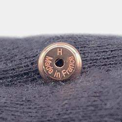 مملوكة مسبقًا أقراط هيرمس بوب أش روكابار طلاء ذهبي حجم صغير وردي لاكر بريتي