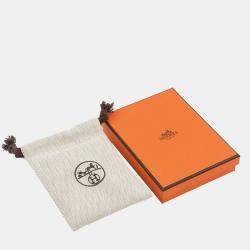 مملوكة مسبقًا قلادة هيرمس بوب آش حجم صغير ميتال لاكر مرونغ راسي